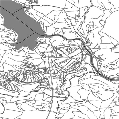 ROAD MAP OF BYSTRC, CZECH REPUBLIC BY MAPBAKES
