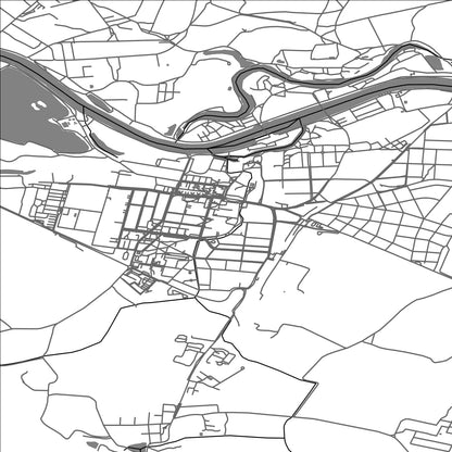 ROAD MAP OF CELAKOVICE, CZECH REPUBLIC BY MAPBAKES