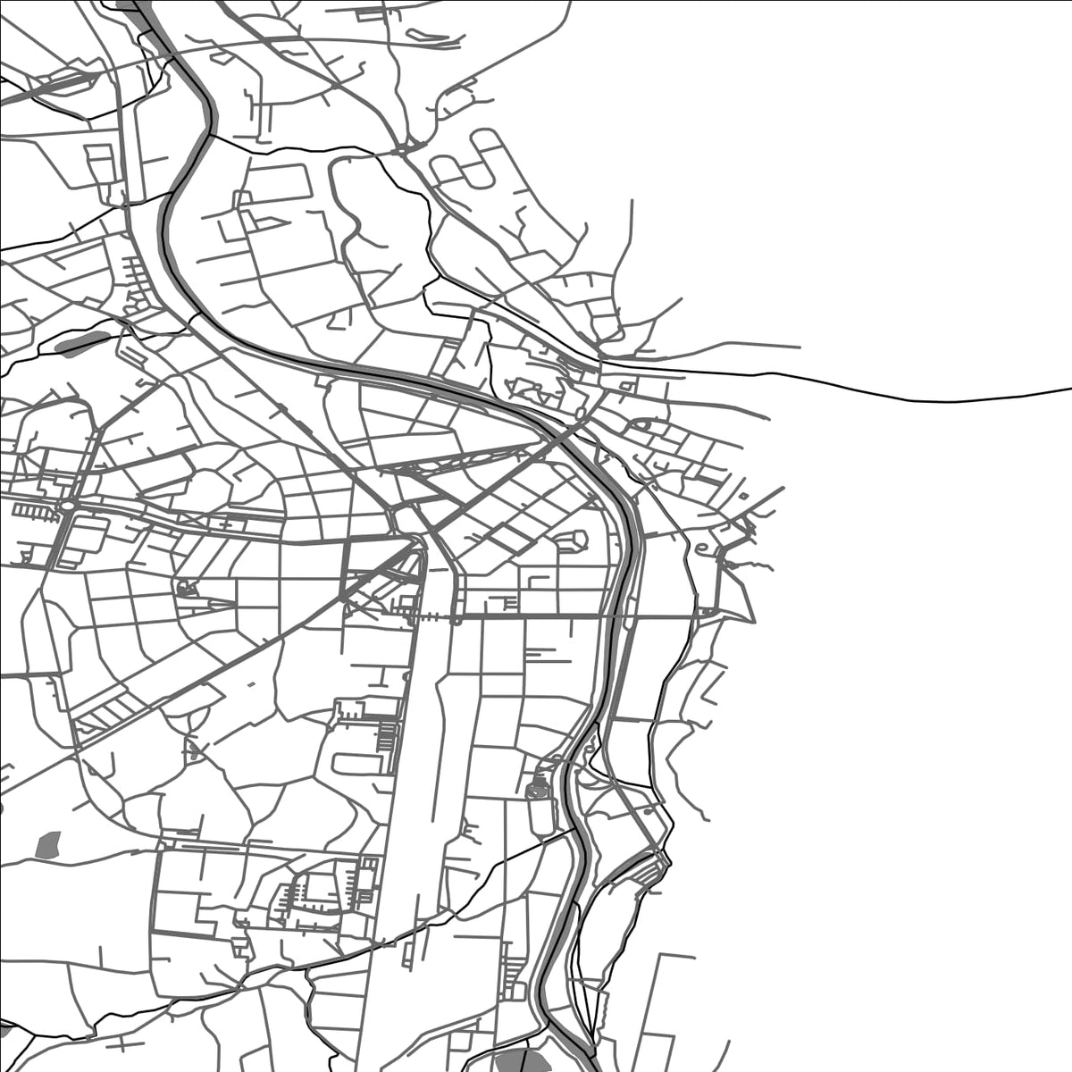 ROAD MAP OF CESKY TESIN, CZECH REPUBLIC BY MAPBAKES