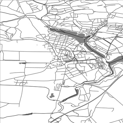 ROAD MAP OF DOBRIS, CZECH REPUBLIC BY MAPBAKES