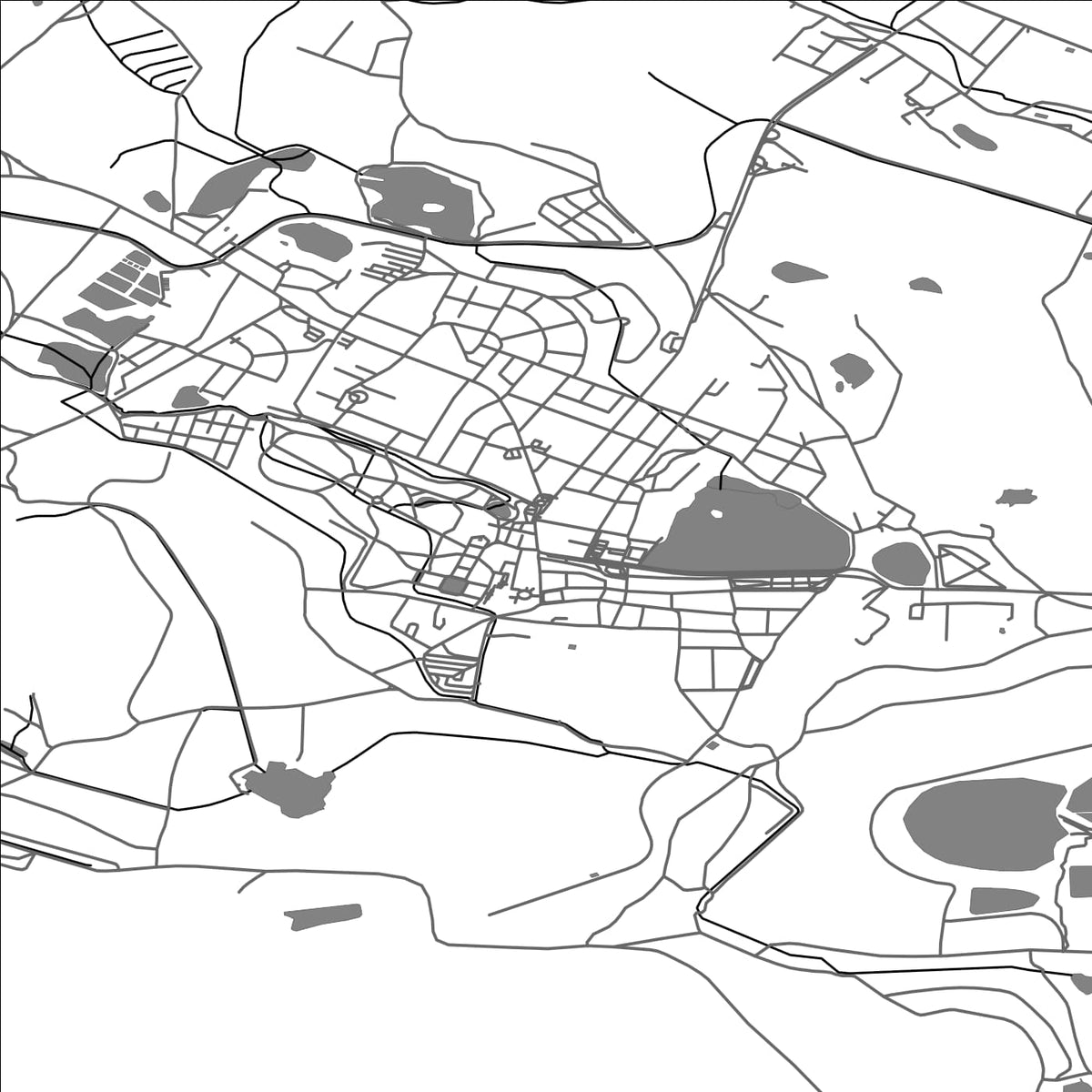 ROAD MAP OF DUCHCOV, CZECH REPUBLIC BY MAPBAKES