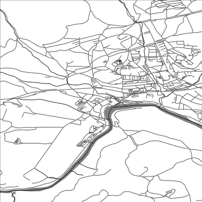 ROAD MAP OF KLASTEREC NAD OHRI, CZECH REPUBLIC BY MAPBAKES