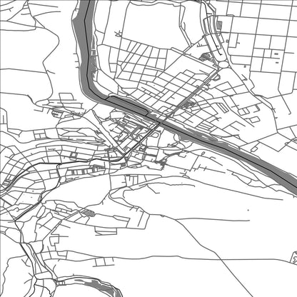 ROAD MAP OF KRALUPY NAD VLTAVOU, CZECH REPUBLIC BY MAPBAKES