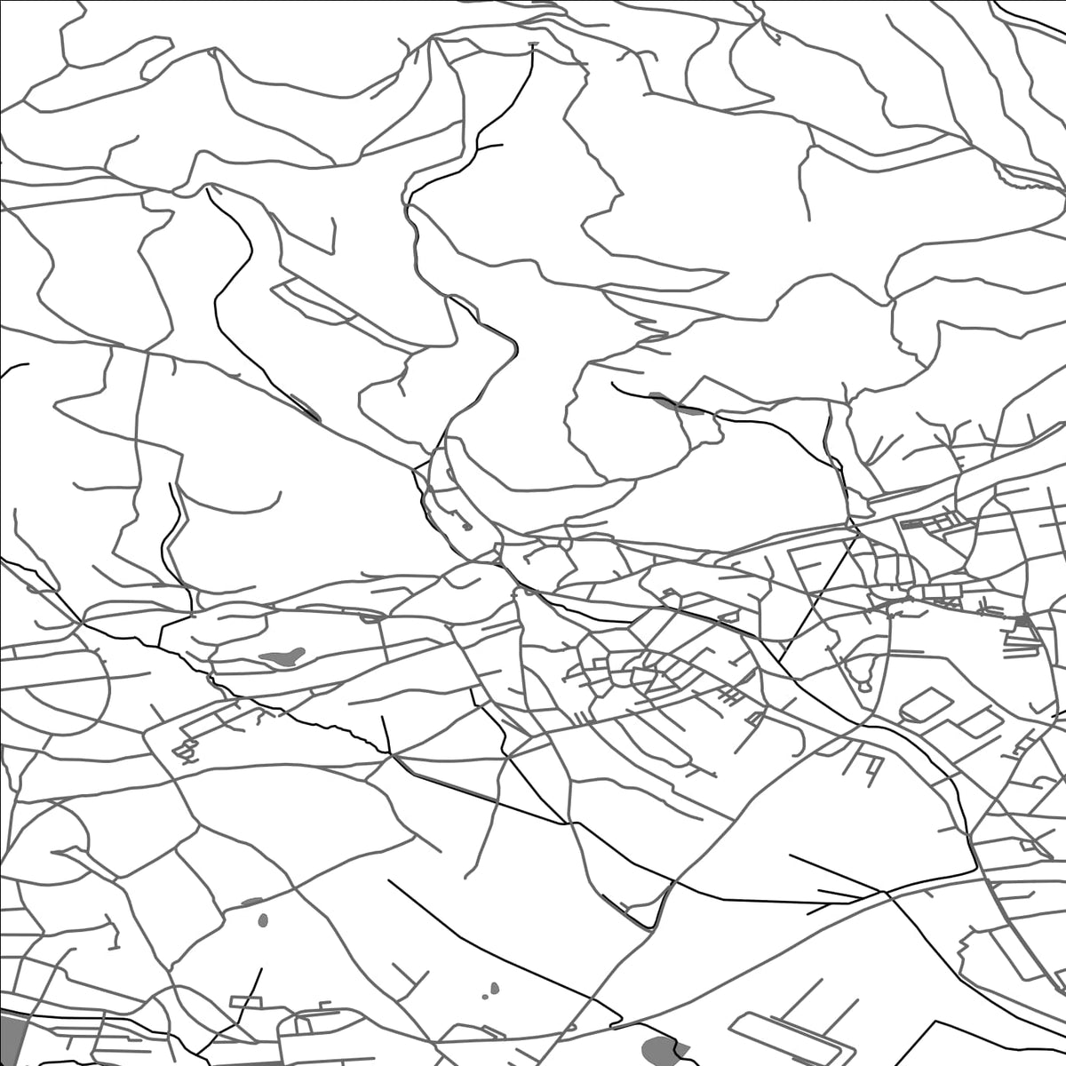 ROAD MAP OF KRUPKA, CZECH REPUBLIC BY MAPBAKES