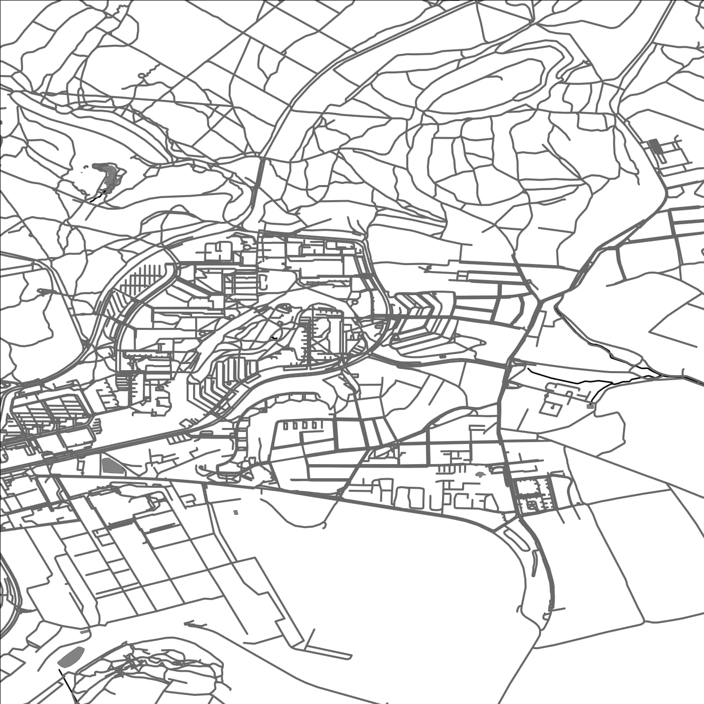 ROAD MAP OF LISEN, CZECH REPUBLIC BY MAPBAKES