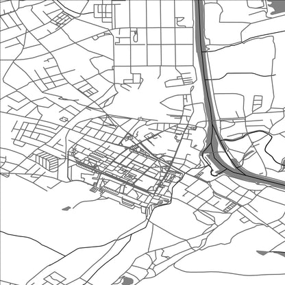 ROAD MAP OF NERATOVICE, CZECH REPUBLIC BY MAPBAKES