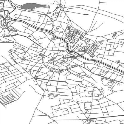 ROAD MAP OF OPAVA, CZECH REPUBLIC BY MAPBAKES