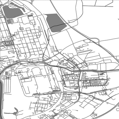 ROAD MAP OF OTROKOVICE, CZECH REPUBLIC BY MAPBAKES