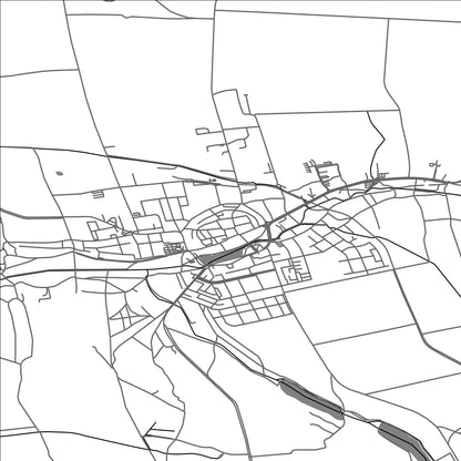 ROAD MAP OF POLICKA, CZECH REPUBLIC BY MAPBAKES