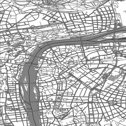 ROAD MAP OF PRAGUE, CZECH REPUBLIC BY MAPBAKES
