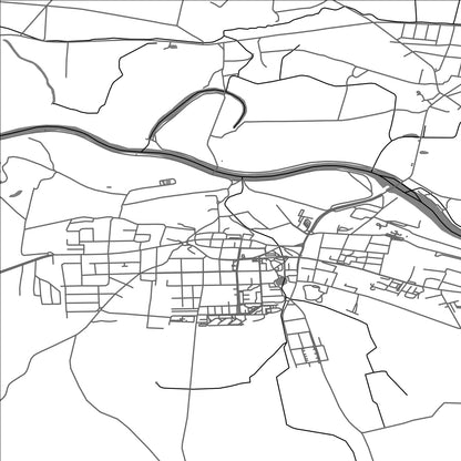 ROAD MAP OF PRELOUC, CZECH REPUBLIC BY MAPBAKES