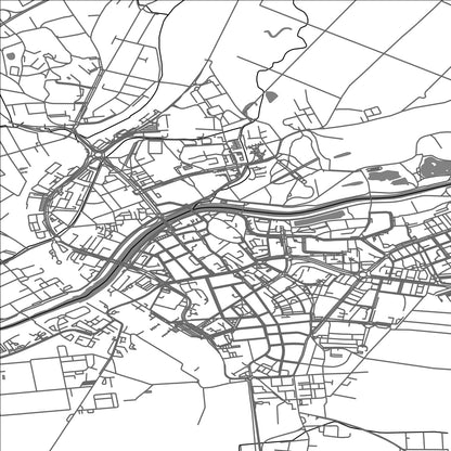ROAD MAP OF PREROV, CZECH REPUBLIC BY MAPBAKES