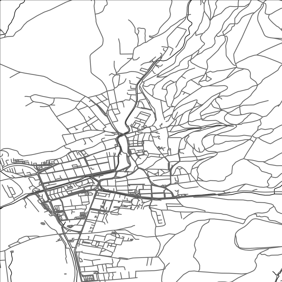 ROAD MAP OF STERNBERK, CZECH REPUBLIC BY MAPBAKES