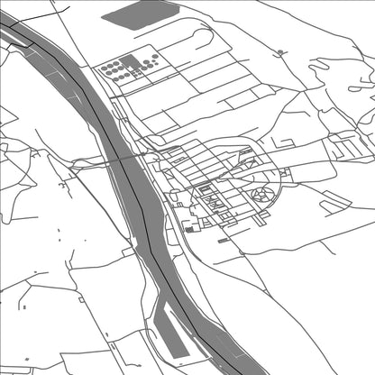 ROAD MAP OF STETI, CZECH REPUBLIC BY MAPBAKES