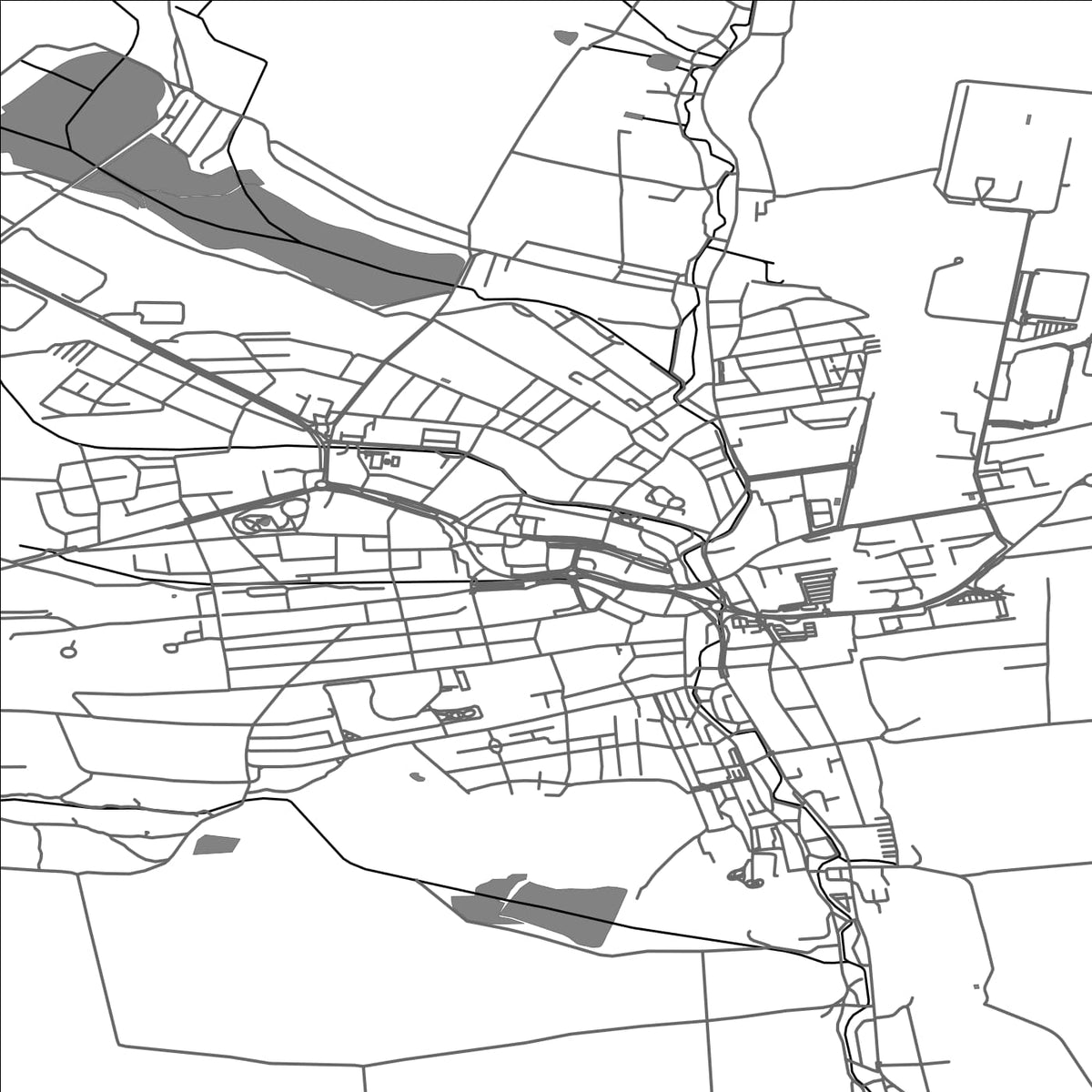 ROAD MAP OF SVITAVY, CZECH REPUBLIC BY MAPBAKES