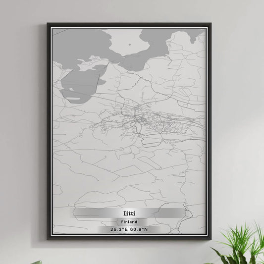 ROAD MAP OF IITTI, FINLAND BY MAPBAKES