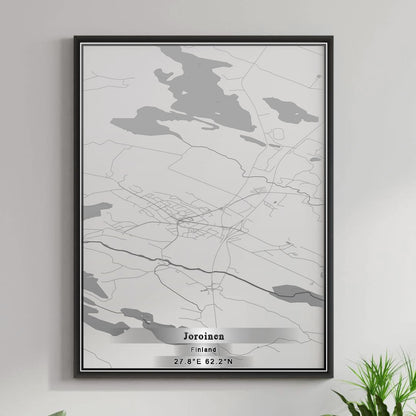 ROAD MAP OF JOROINEN, FINLAND BY MAPBAKES