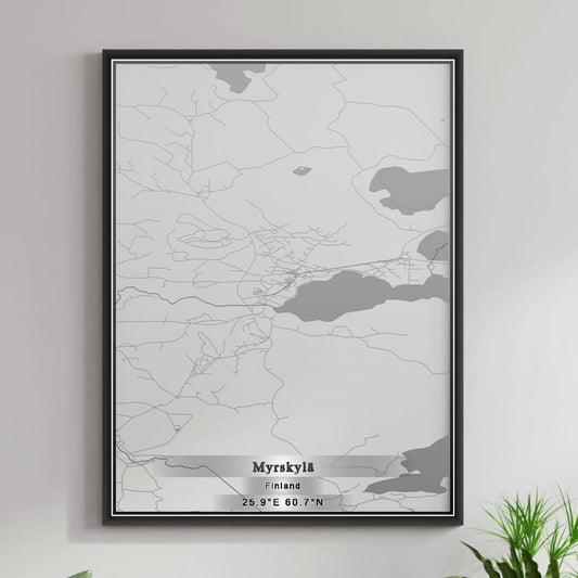 ROAD MAP OF MYRSKYLÄ, FINLAND BY MAPBAKES