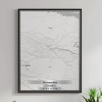 ROAD MAP OF NOORMARKKU, FINLAND BY MAPBAKES