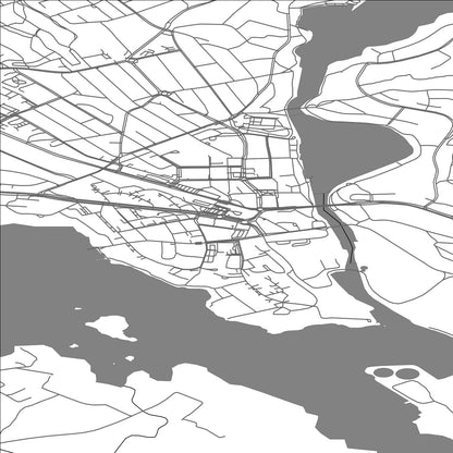 ROAD MAP OF ÄÄNEKOSKI, FINLAND BY MAPBAKES