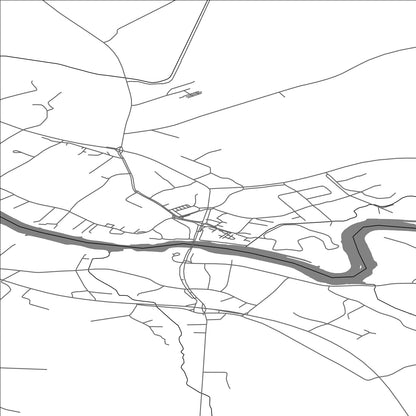 ROAD MAP OF ALAVIESKA, FINLAND BY MAPBAKES