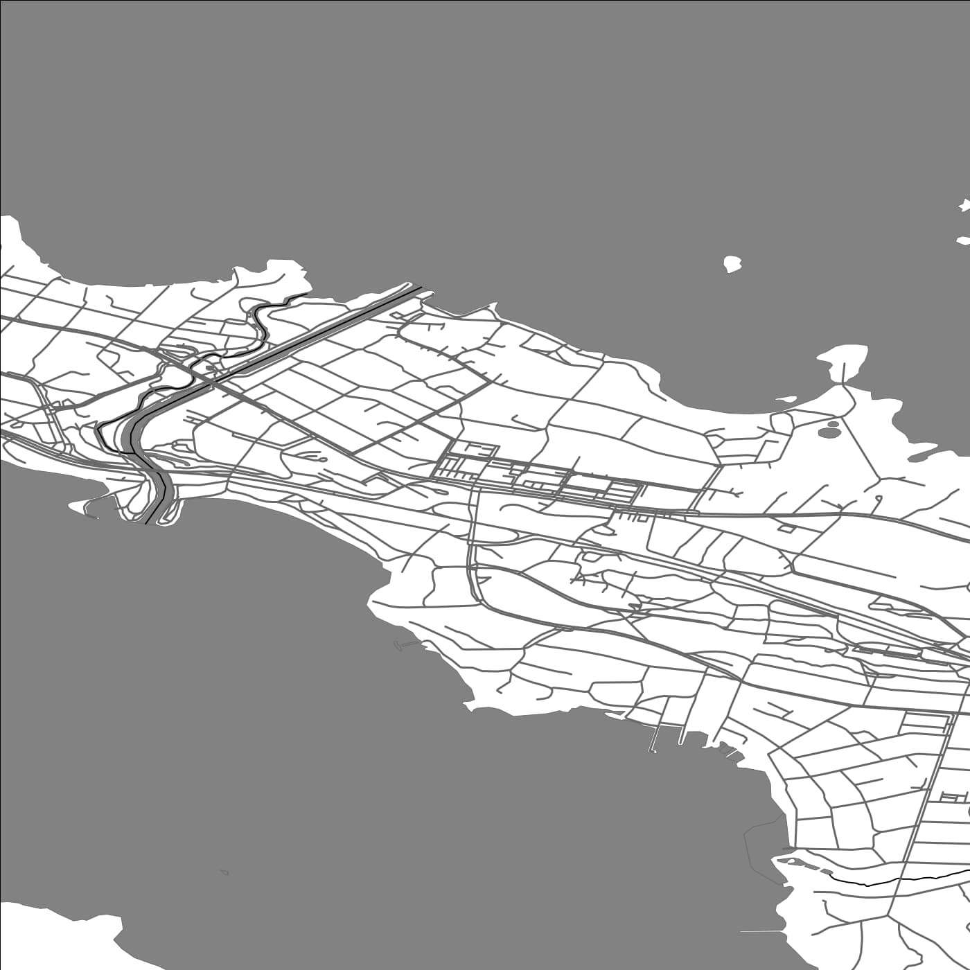 ROAD MAP OF ASIKKALA, FINLAND BY MAPBAKES