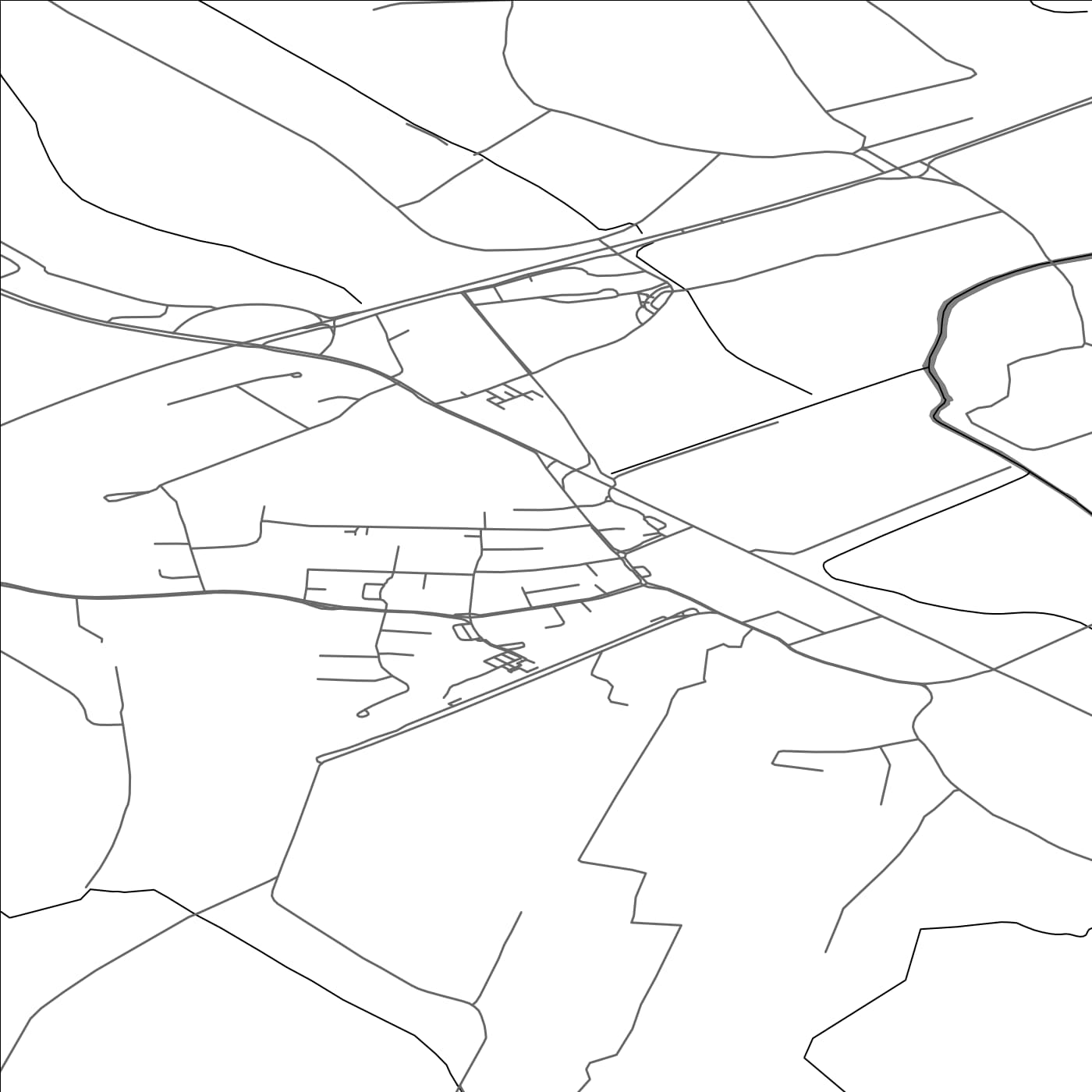 ROAD MAP OF BENNÄS, FINLAND BY MAPBAKES