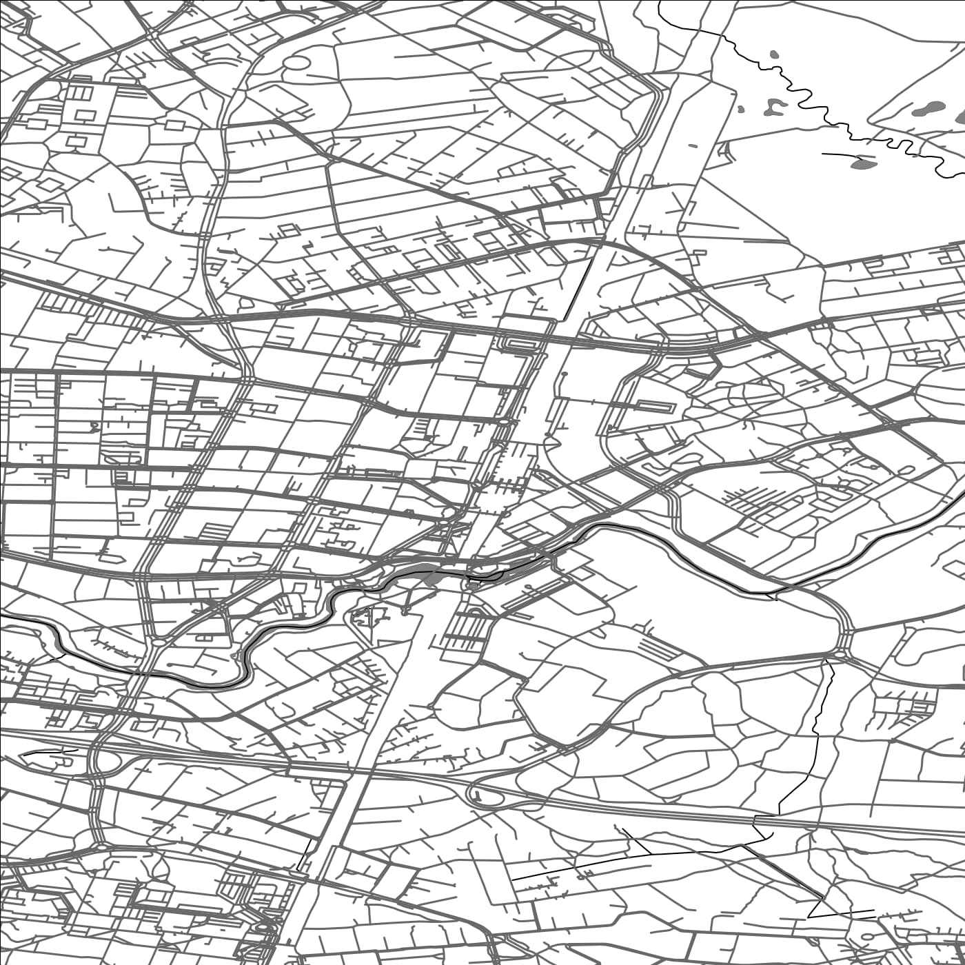 ROAD MAP OF DICKURSBY, FINLAND BY MAPBAKES