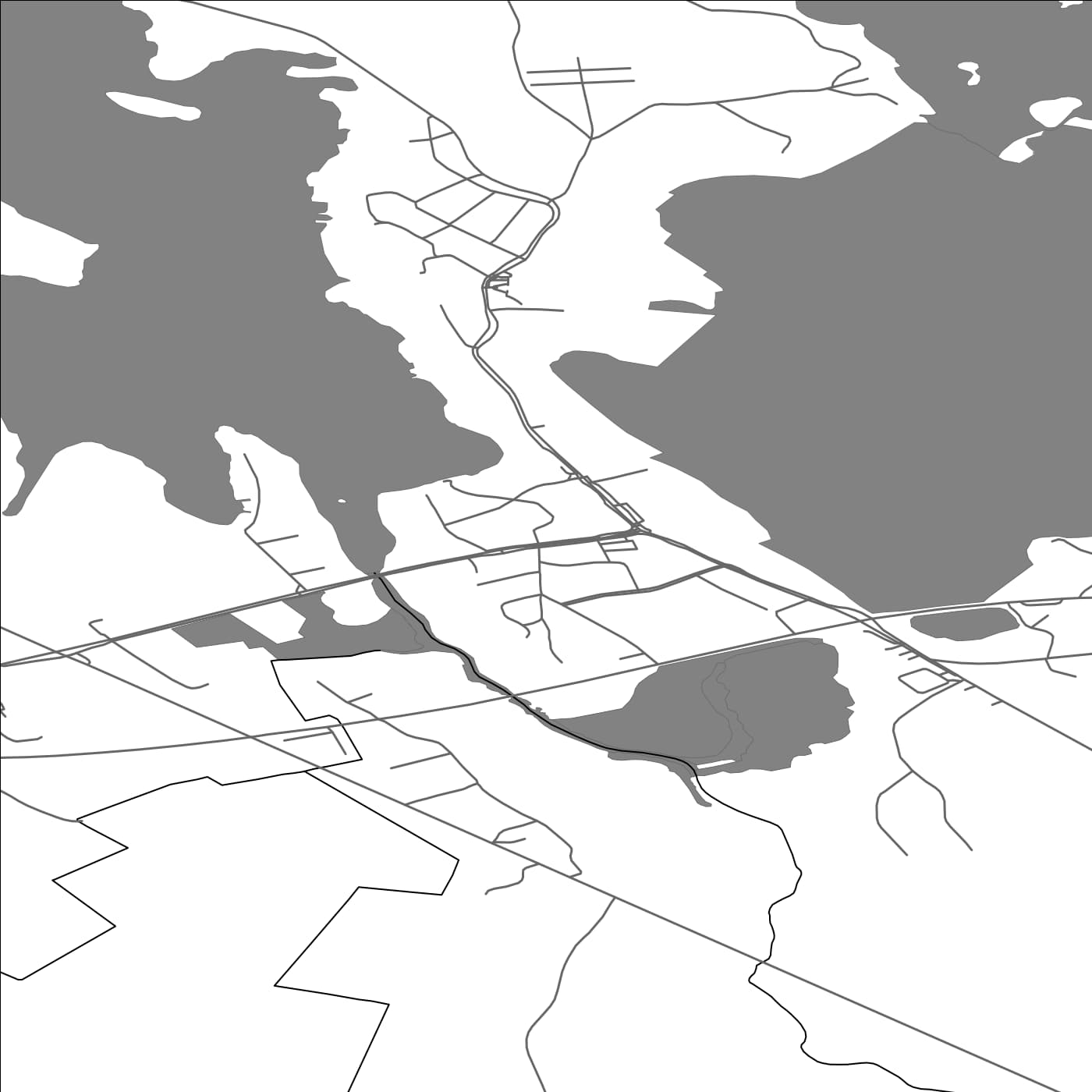 ROAD MAP OF EVIJÄRVI, FINLAND BY MAPBAKES