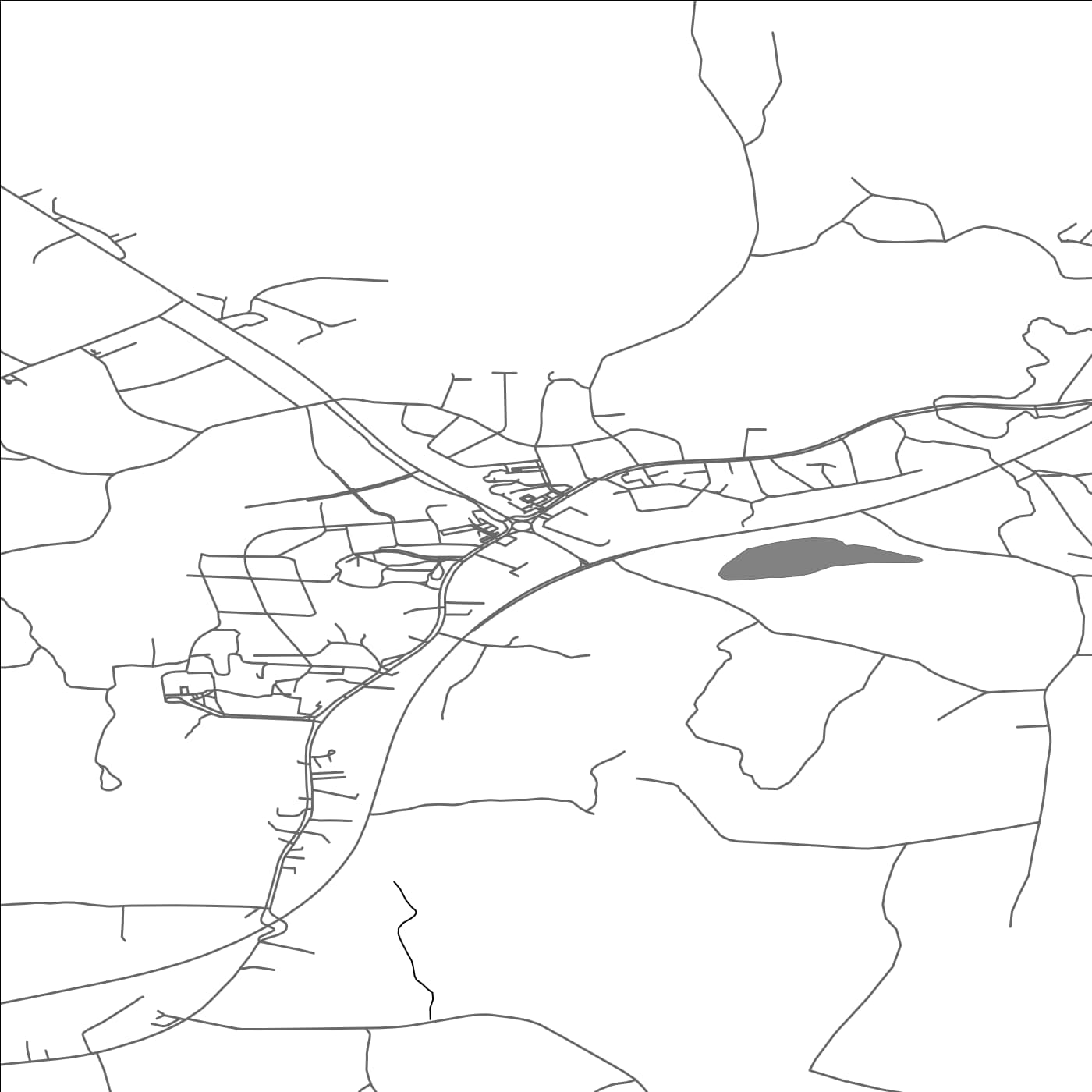 ROAD MAP OF FINSTRÖM, FINLAND BY MAPBAKES