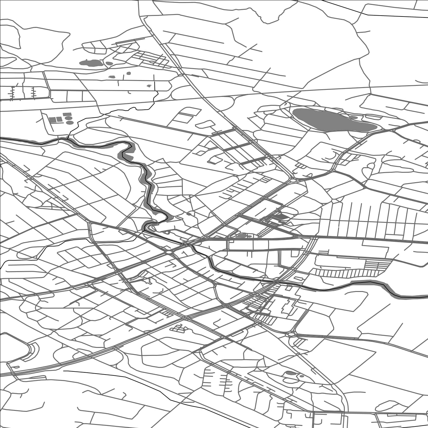 ROAD MAP OF FORSSA, FINLAND BY MAPBAKES