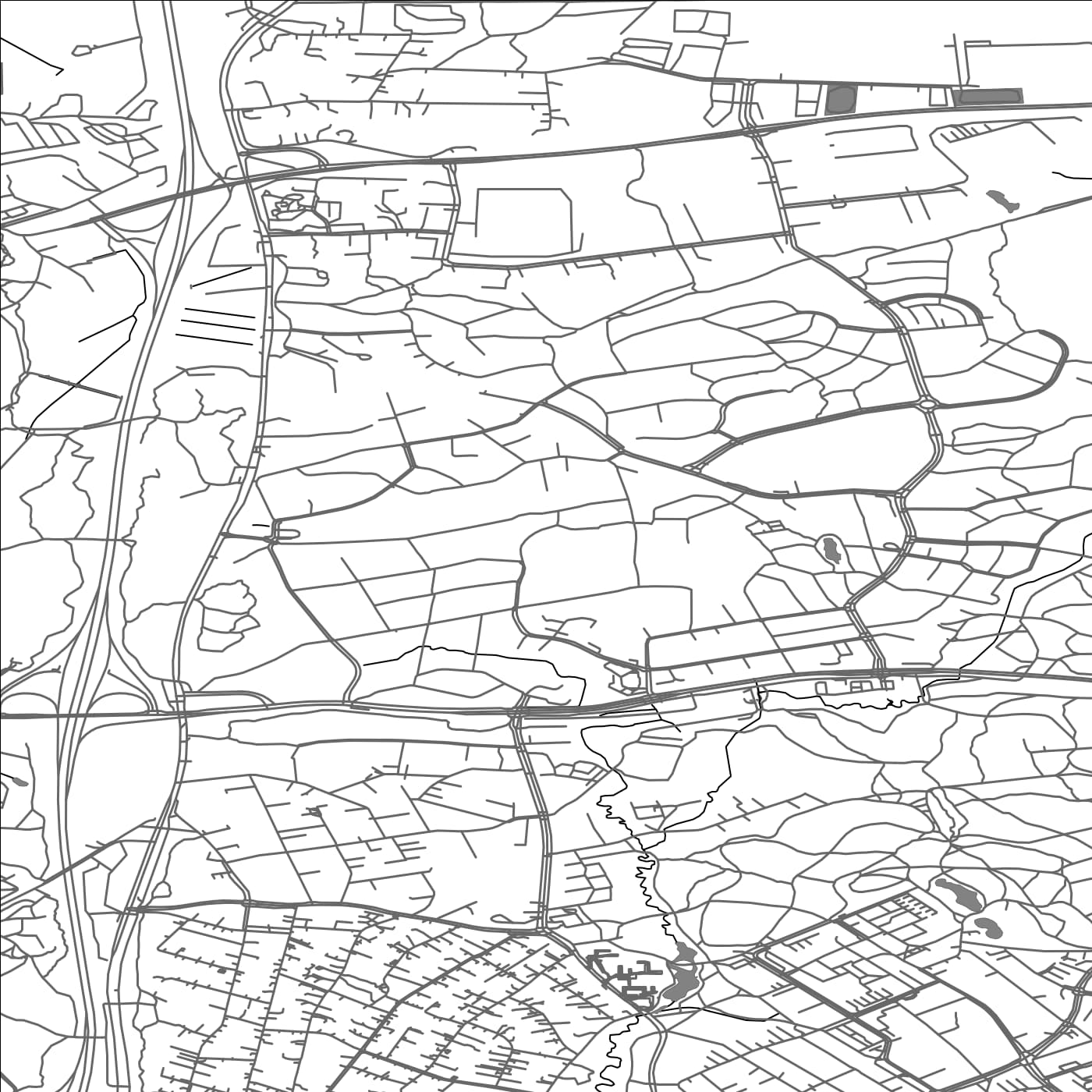 ROAD MAP OF GLADAS, FINLAND BY MAPBAKES