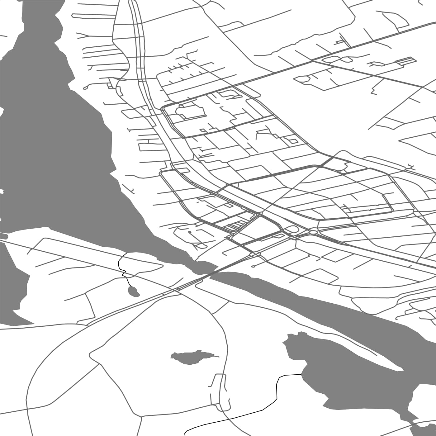 ROAD MAP OF HAAPAJÄRVI, FINLAND BY MAPBAKES