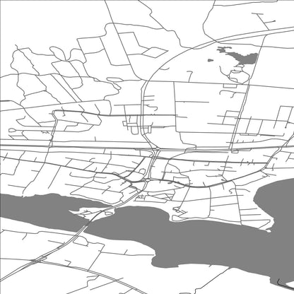 ROAD MAP OF HAAPAVESI, FINLAND BY MAPBAKES