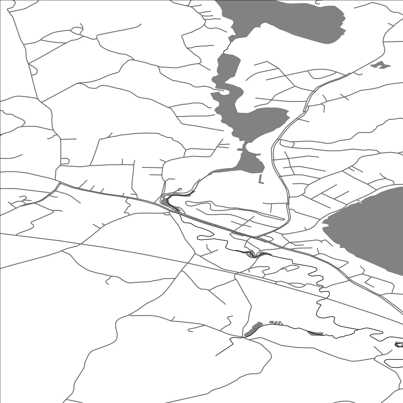 ROAD MAP OF HÄMEENKOSKI, FINLAND BY MAPBAKES