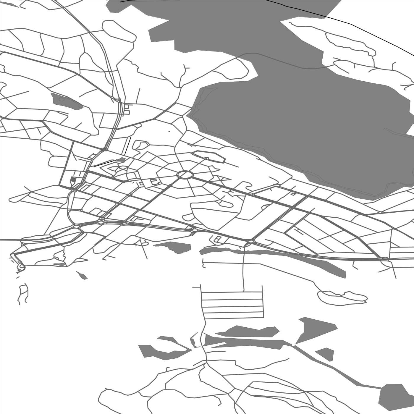 ROAD MAP OF HAMINA, FINLAND BY MAPBAKES