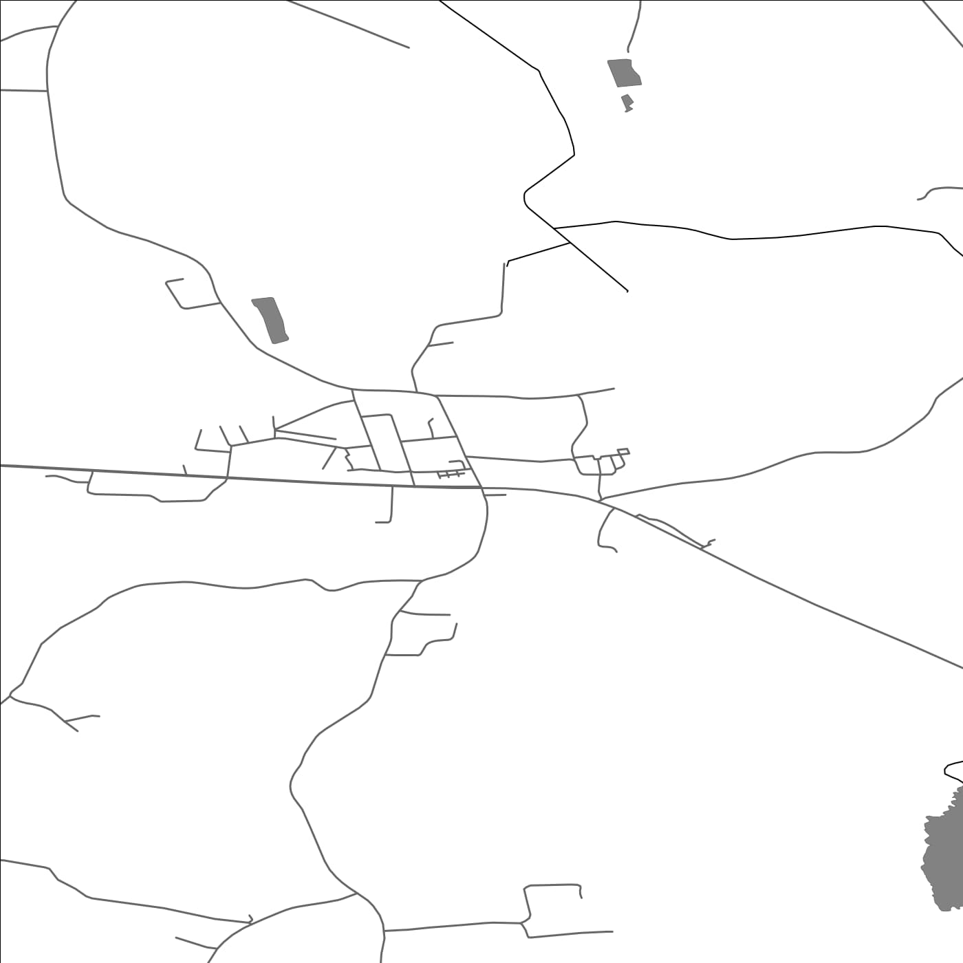 ROAD MAP OF HAMMARLAND, FINLAND BY MAPBAKES