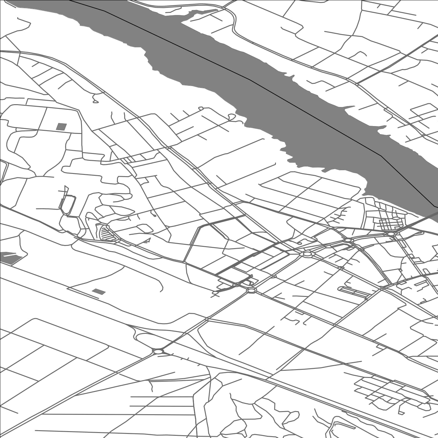 ROAD MAP OF HARJAVALTA, FINLAND BY MAPBAKES