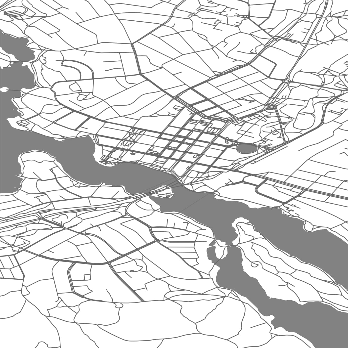 ROAD MAP OF HEINOLA, FINLAND BY MAPBAKES