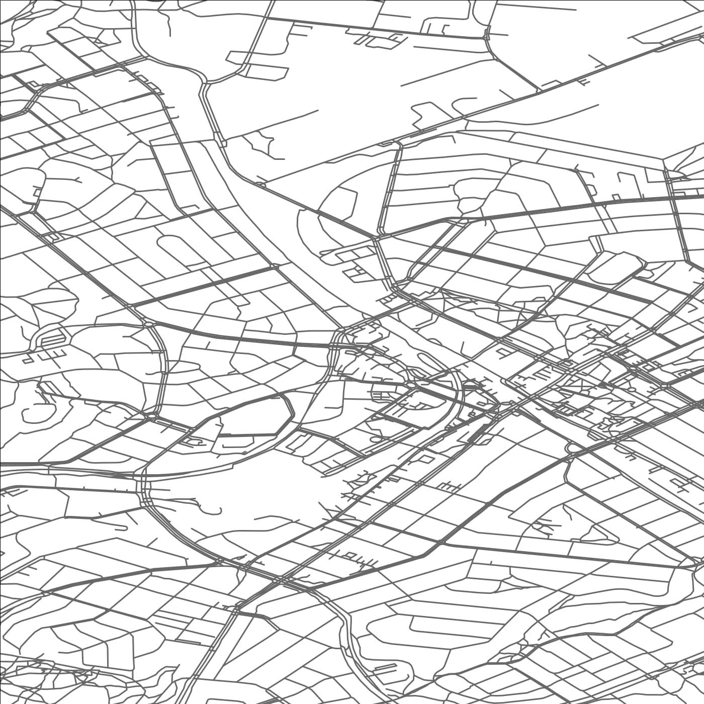 ROAD MAP OF HYVINKÄÄ, FINLAND BY MAPBAKES