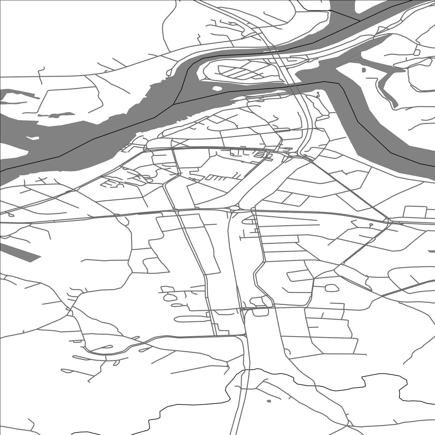 ROAD MAP OF II, FINLAND BY MAPBAKES