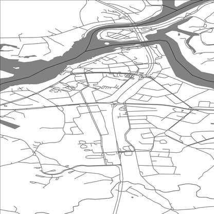 ROAD MAP OF II, FINLAND BY MAPBAKES