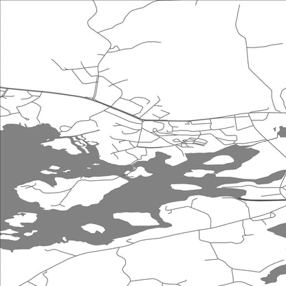 ROAD MAP OF JÄMIJÄRVI, FINLAND BY MAPBAKES