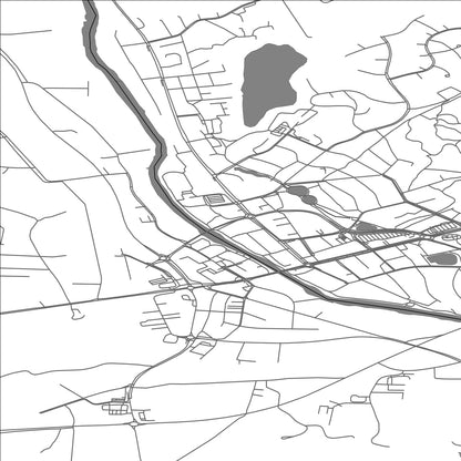 ROAD MAP OF JÄMSÄ, FINLAND BY MAPBAKES