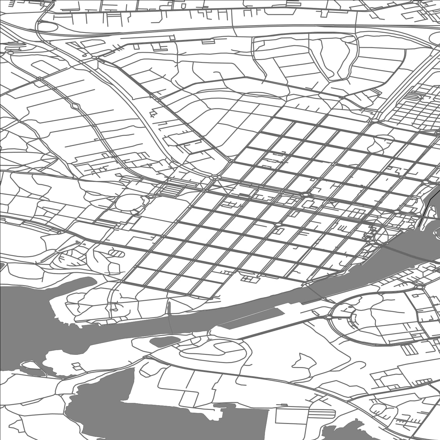 ROAD MAP OF JOENSUU, FINLAND BY MAPBAKES