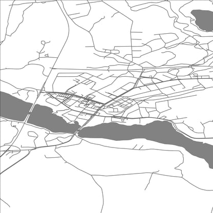 ROAD MAP OF JOUTSA, FINLAND BY MAPBAKES