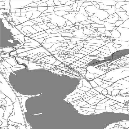 ROAD MAP OF JYVÄSKYLÄN MAALAISKUNTA, FINLAND BY MAPBAKES