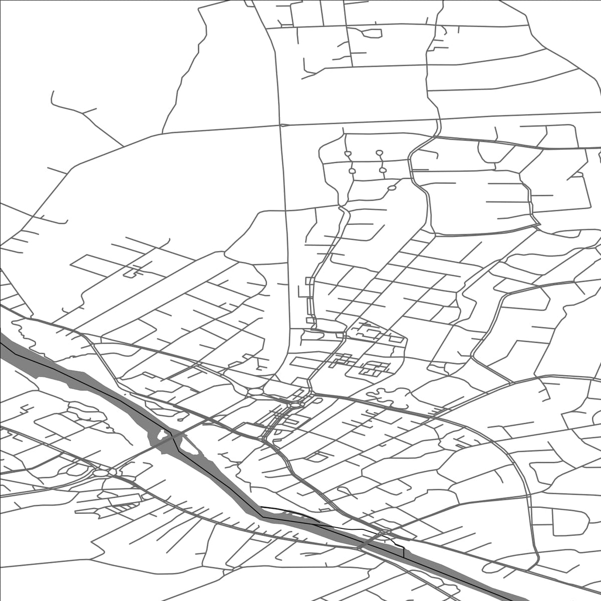 ROAD MAP OF KALAJOKI, FINLAND BY MAPBAKES