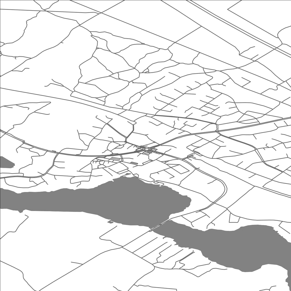 ROAD MAP OF KALVOLA, FINLAND BY MAPBAKES