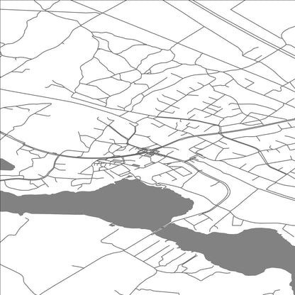 ROAD MAP OF KALVOLA, FINLAND BY MAPBAKES
